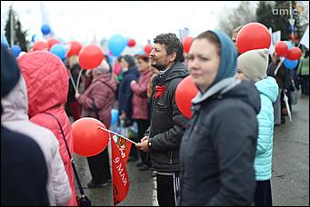 1 мая 2018 г., Барнаул. Екатерина Смолихина   За свободный интернет и достойный труд: как в Барнауле отметили 1 Мая