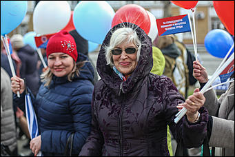 1 мая 2019 г., Барнаул. Екатерина Смолихина Праздник Весны и труда: как в Барнауле прошли шествие и митинг в честь 1 Мая