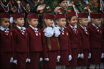 1 сентября 2017 г., Барнаул. Екатерина Смолихина   Марш сквозь слёзы: как прошло 1 сентября у барнаульских кадетов