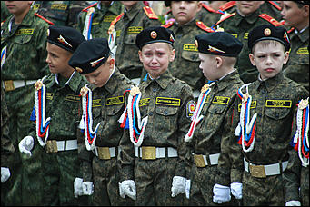 1 сентября 2017 г., Барнаул. Екатерина Смолихина   Марш сквозь слёзы: как прошло 1 сентября у барнаульских кадетов