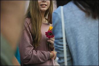 1 августа 2017 г., Барнаул. Смолихина Екатерина   Праздник красоты: десятки жительниц Барнаула приняли участие во флешмобе женственности 