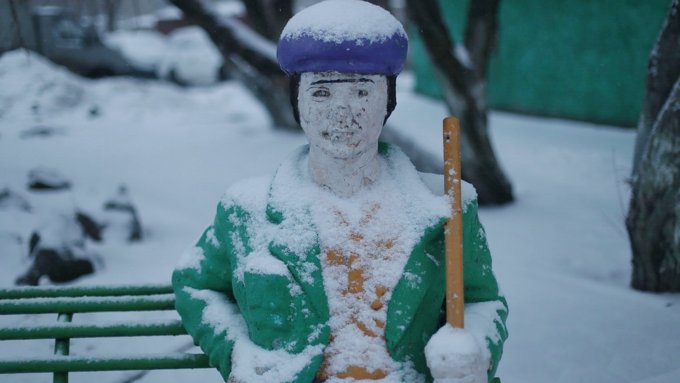 3 апреля 2018 г., Барнаул. Екатерина Смолихина   Барнаул, апрель, снегопад