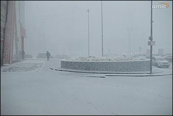 3 апреля 2018 г., Барнаул. Екатерина Смолихина   Барнаул, апрель, снегопад