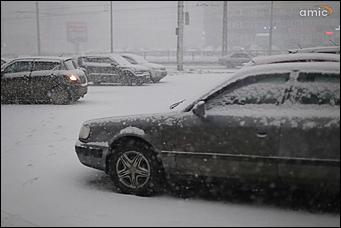 3 апреля 2018 г., Барнаул. Екатерина Смолихина   Барнаул, апрель, снегопад