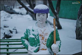 3 апреля 2018 г., Барнаул. Екатерина Смолихина   Барнаул, апрель, снегопад