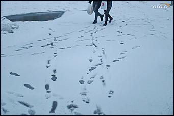 3 апреля 2018 г., Барнаул. Екатерина Смолихина   Барнаул, апрель, снегопад