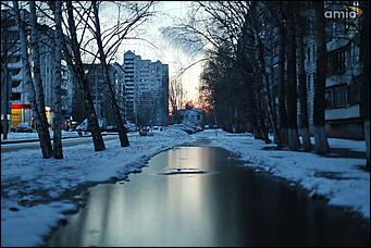 3 апреля 2018 г., Барнаул. Екатерина Смолихина   Барнаул, апрель, снегопад