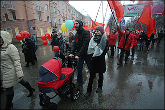 7 ноября 2017 г., Барнаул. Екатерина Смолихина   Как алтайские коммунисты встретили 100-летие Октября