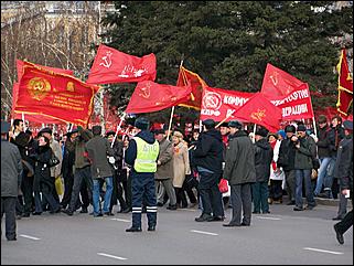 7 ноября 2008 г., Барнаул   "С праздником, дорогие товарищи!": митинг КПРФ