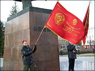 7 ноября 2008 г., Барнаул   "С праздником, дорогие товарищи!": митинг КПРФ