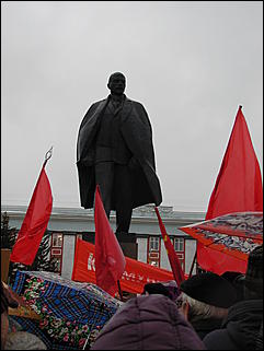 7 ноября, Барнаул   Митинг, посвященный 88-летию Октябрьской социалистической революции 1917 года