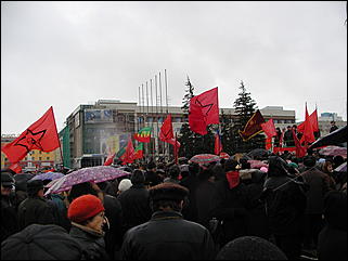 7 ноября, Барнаул   Митинг, посвященный 88-летию Октябрьской социалистической революции 1917 года