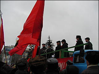 7 ноября, Барнаул   Митинг, посвященный 88-летию Октябрьской социалистической революции 1917 года