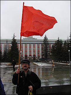 7 ноября, Барнаул   Митинг, посвященный 88-летию Октябрьской социалистической революции 1917 года