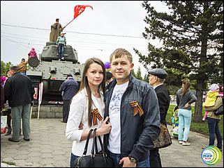 9 мая 2014 г., Барнаул   День Великой Победы с Радио МИР Барнаул (90,2 FM)