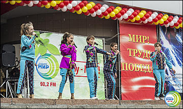 9 мая 2014 г., Барнаул   День Великой Победы с Радио МИР Барнаул (90,2 FM)