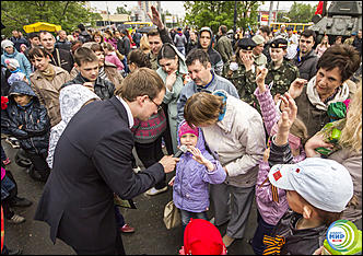 9 мая 2014 г., Барнаул   День Великой Победы с Радио МИР Барнаул (90,2 FM)