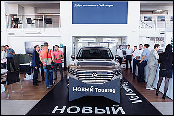 17 августа 2018 года   В Автоцентре АЕМ состоялась премьера высокотехнологичного внедорожника Volkswagen Touareg 