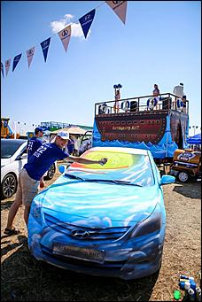 16-17 июля 2015 г., Барнаул   Фотофакты. Автоцентр АНТ - официальный дилер Hyundai стал участником агрофорума "День сибирского поля-2015