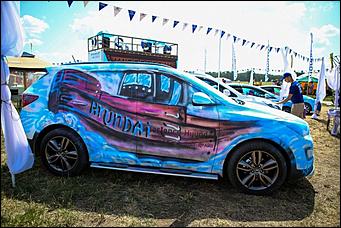 16-17 июля 2015 г., Барнаул   Фотофакты. Автоцентр АНТ - официальный дилер Hyundai стал участником агрофорума "День сибирского поля-2015