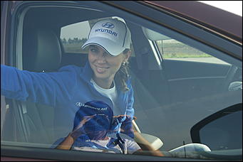 13 июля 2012г. Алтайский край   Автоцентра АНТ, официальный дилера Hyundai провели Автопробег по городам и селам в Алтайском крае 