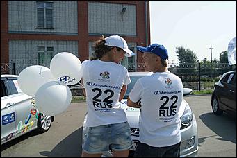 13 июля 2012г. Алтайский край   Автоцентра АНТ, официальный дилера Hyundai провели Автопробег по городам и селам в Алтайском крае 