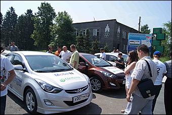13 июля 2012г. Алтайский край   Автоцентра АНТ, официальный дилера Hyundai провели Автопробег по городам и селам в Алтайском крае 
