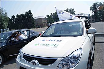 13 июля 2012г. Алтайский край   Автоцентра АНТ, официальный дилера Hyundai провели Автопробег по городам и селам в Алтайском крае 