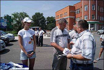 13 июля 2012г. Алтайский край   Автоцентра АНТ, официальный дилера Hyundai провели Автопробег по городам и селам в Алтайском крае 