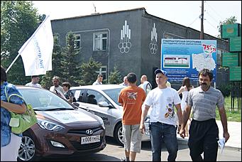 13 июля 2012г. Алтайский край   Автоцентра АНТ, официальный дилера Hyundai провели Автопробег по городам и селам в Алтайском крае 