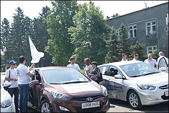 13 июля 2012г. Алтайский край   Автоцентра АНТ, официальный дилера Hyundai провели Автопробег по городам и селам в Алтайском крае 