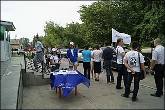 13 июля 2012г. Алтайский край   Автоцентра АНТ, официальный дилера Hyundai провели Автопробег по городам и селам в Алтайском крае 