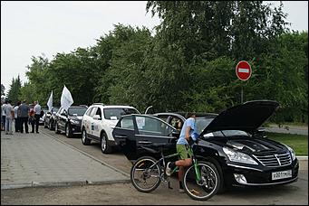 13 июля 2012г. Алтайский край   Автоцентра АНТ, официальный дилера Hyundai провели Автопробег по городам и селам в Алтайском крае 