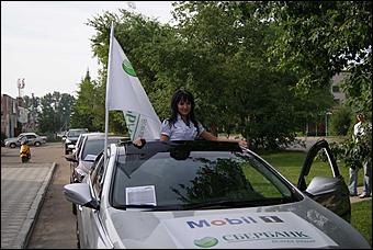 13 июля 2012г. Алтайский край   Автоцентра АНТ, официальный дилера Hyundai провели Автопробег по городам и селам в Алтайском крае 