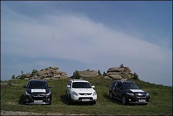 13 июля 2012г. Алтайский край   Автоцентра АНТ, официальный дилера Hyundai провели Автопробег по городам и селам в Алтайском крае 