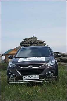 13 июля 2012г. Алтайский край   Автоцентра АНТ, официальный дилера Hyundai провели Автопробег по городам и селам в Алтайском крае 