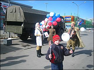 09 мая 2010 г., Барнаул   День Победы с Автоцентром АНТ- официальный дилер Hyundai и Mitsubishi