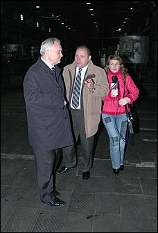 13 октября 2006 г., Барнаул   Посещение В.Колгановым завода алюминиевого литья