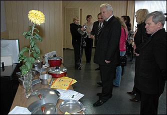 13 октября 2006 г., Барнаул   Посещение В.Колгановым завода алюминиевого литья