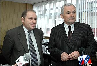 13 октября 2006 г., Барнаул   Посещение В.Колгановым завода алюминиевого литья