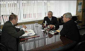 13 октября 2006 г., Барнаул   Посещение В.Колгановым завода алюминиевого литья