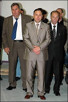 16 сентября 2006 г., Барнаул   Запуск цеха глубокой переработки дерева Ларичихинского лесхоза