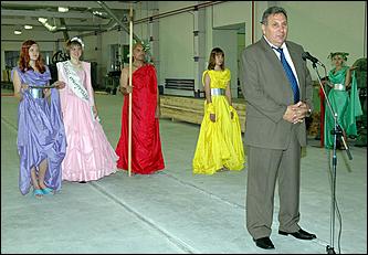 16 сентября 2006 г., Барнаул   Запуск цеха глубокой переработки дерева Ларичихинского лесхоза