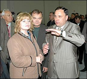 16 сентября 2006 г., Барнаул   Запуск цеха глубокой переработки дерева Ларичихинского лесхоза