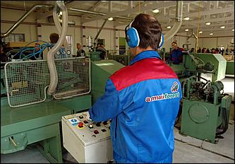 16 сентября 2006 г., Барнаул   Запуск цеха глубокой переработки дерева Ларичихинского лесхоза