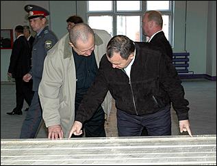 16 сентября 2006 г., Барнаул   Запуск цеха глубокой переработки дерева Ларичихинского лесхоза