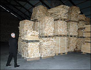 16 сентября 2006 г., Барнаул   Запуск цеха глубокой переработки дерева Ларичихинского лесхоза