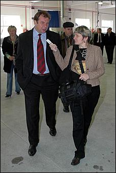 16 сентября 2006 г., Барнаул   Запуск цеха глубокой переработки дерева Ларичихинского лесхоза