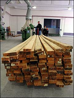 16 сентября 2006 г., Барнаул   Запуск цеха глубокой переработки дерева Ларичихинского лесхоза