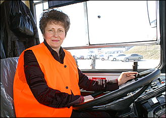 13 апреля 2007 г., Барнаул   Первый белорусский троллейбус в Барнауле